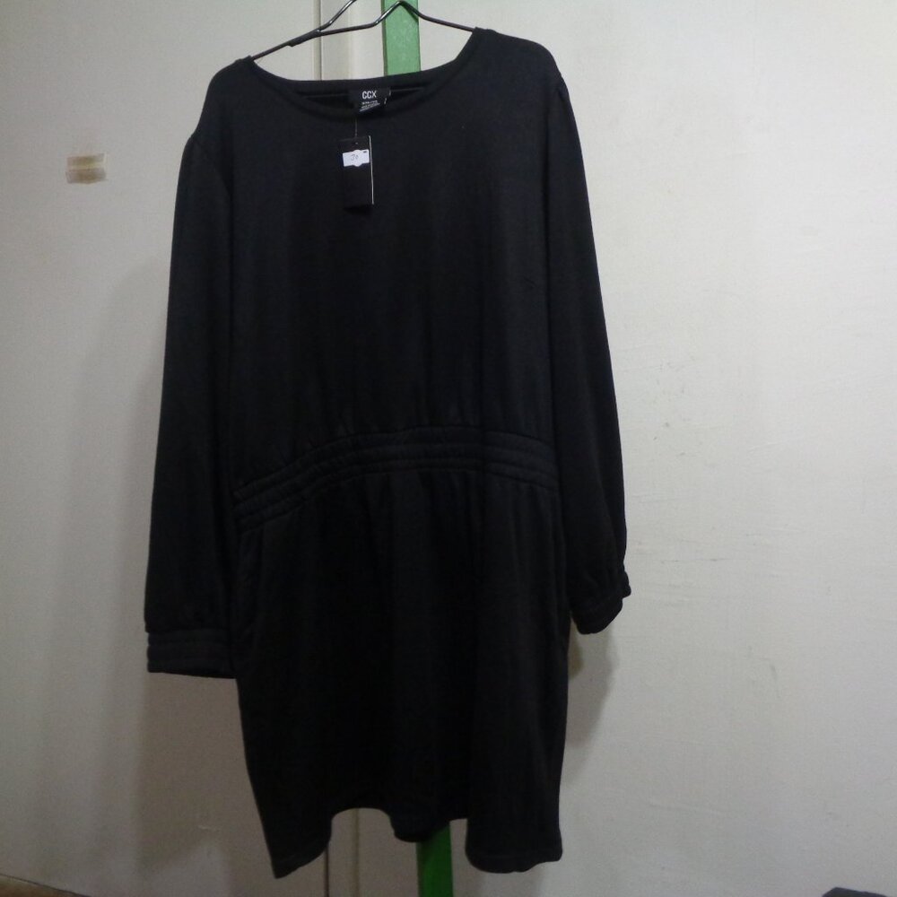New City Chic Black Mini Dress Black 2xl